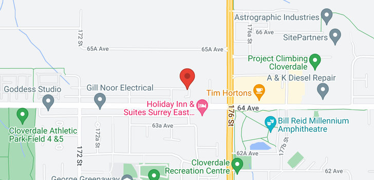 map of 18066 64A AVENUE